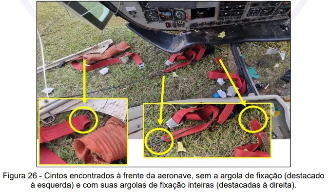 cintos arrebentados
